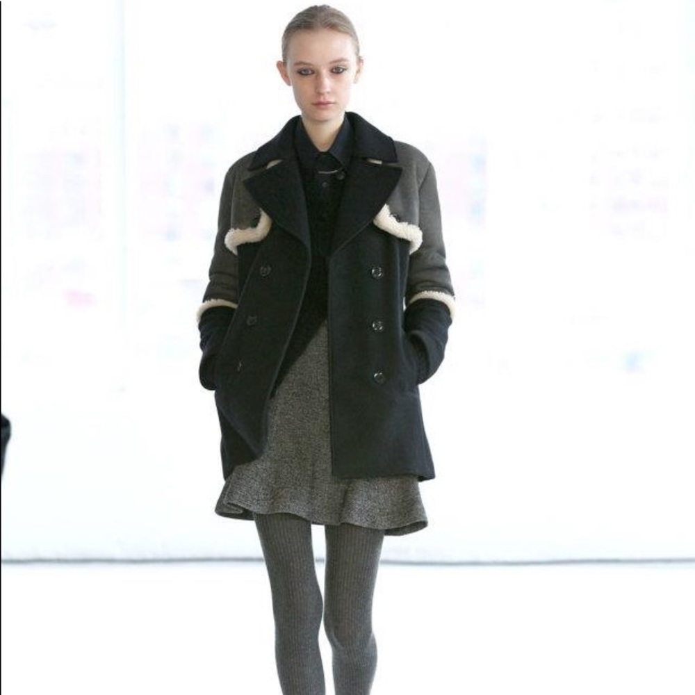 United Bamboo - Wool and Leather Coat